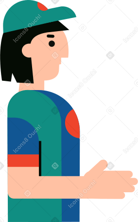 man in uniform with cap PNG, SVG