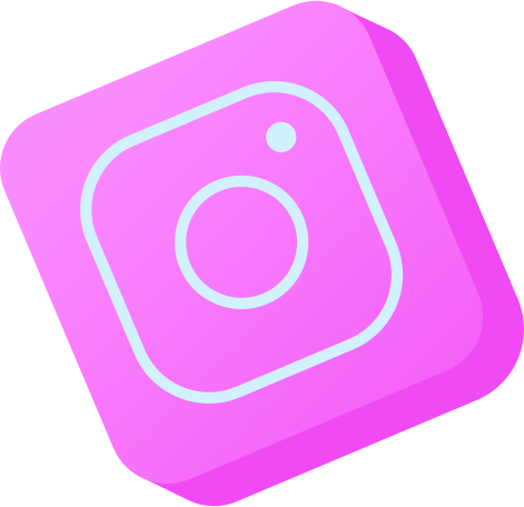 instagram pink button Illustration in PNG, SVG