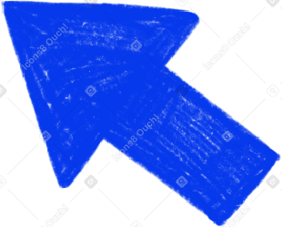 blue computer arrow Illustration in PNG, SVG