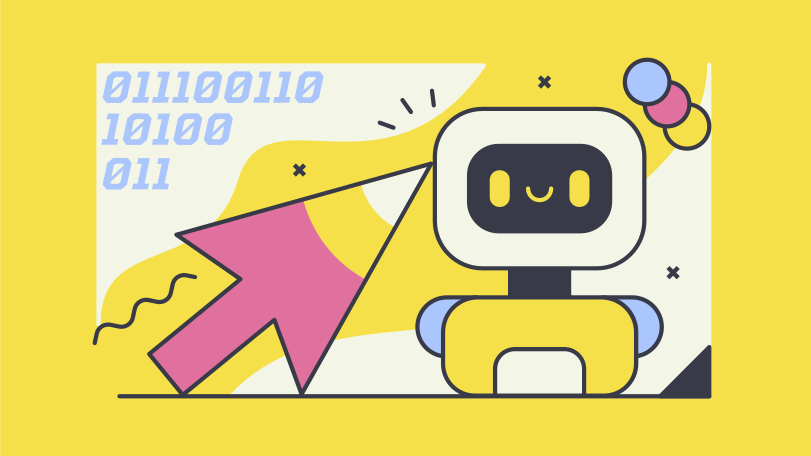 Robots Illustration in PNG, SVG