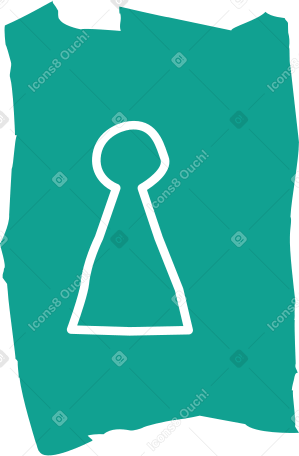 keyhole Illustration in PNG, SVG