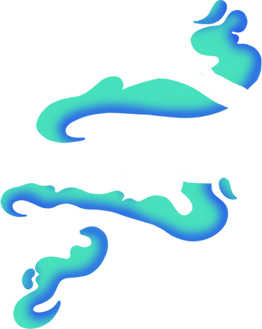 Onda azul degradado PNG, SVG