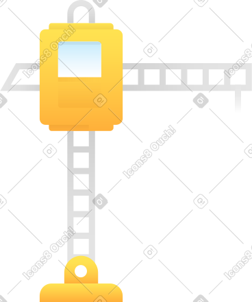 Construction crane PNG, SVG