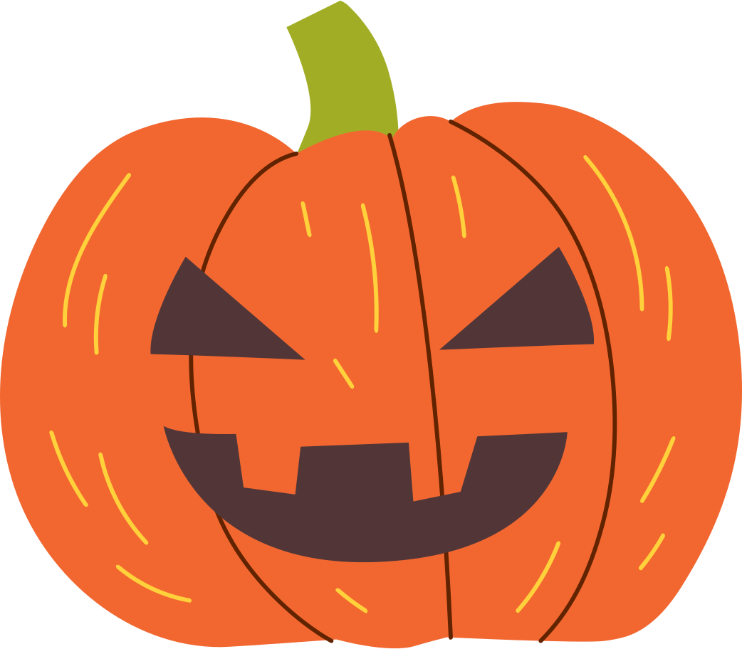 かぼちゃハロウィン のpngとsvgでのイラスト