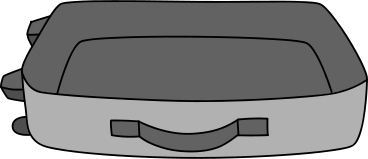Bottom of suitcase PNG, SVG