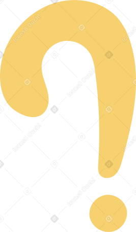yellow question mark Illustration in PNG, SVG