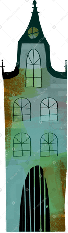 дом с привидениями в PNG, SVG