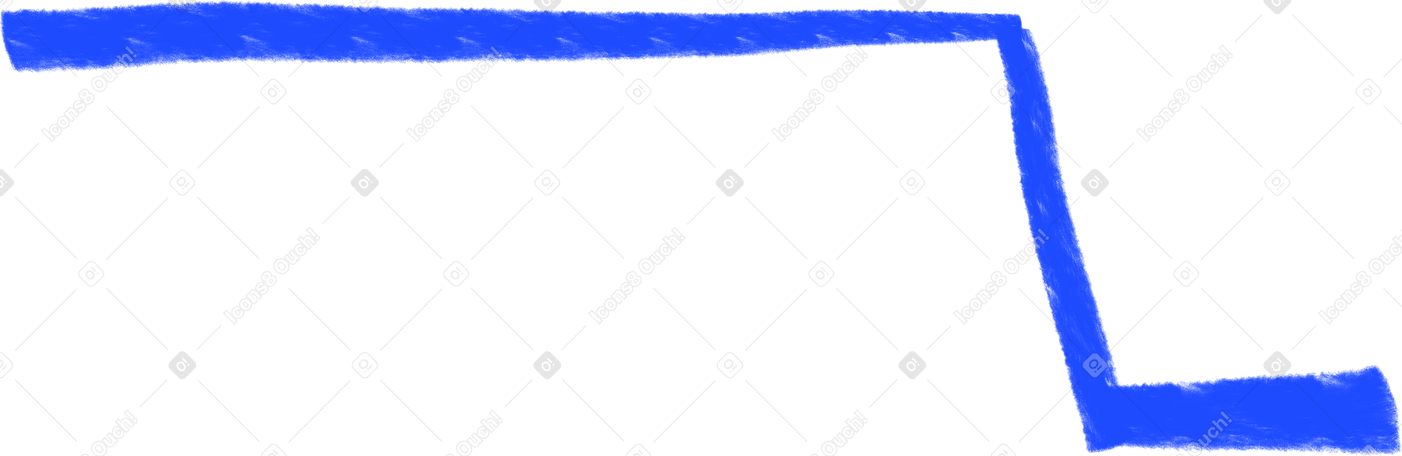 blue crooked line Illustration in PNG, SVG