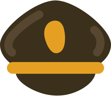 Cappello della polizia PNG, SVG