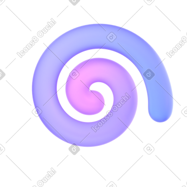 Abstract spiral动态插图，格式有GIF、Lottie (JSON)、AE