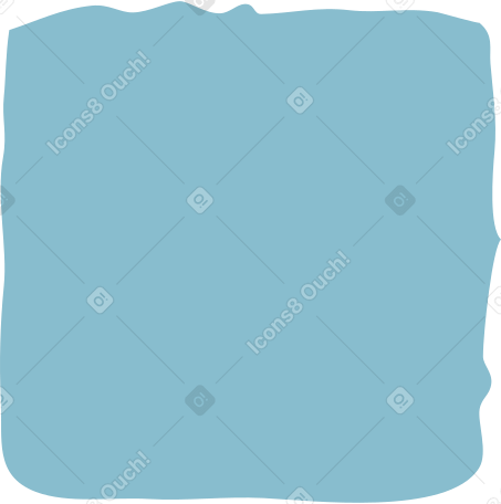 blue square PNG、SVG