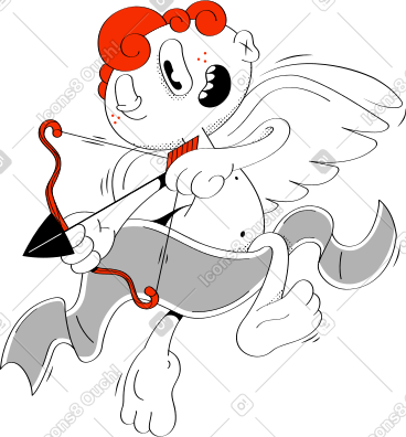 Angel cupid archery PNG, SVG