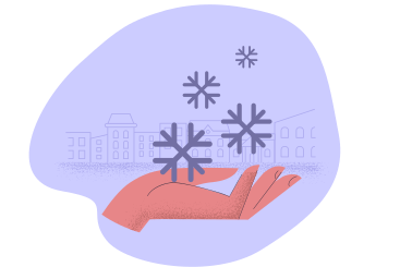Snowy weather PNG, SVG
