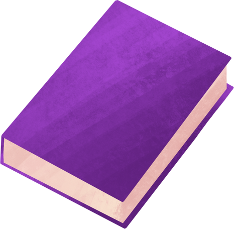 purple book Illustration in PNG, SVG