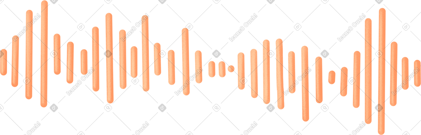 orange audio track PNG, SVG