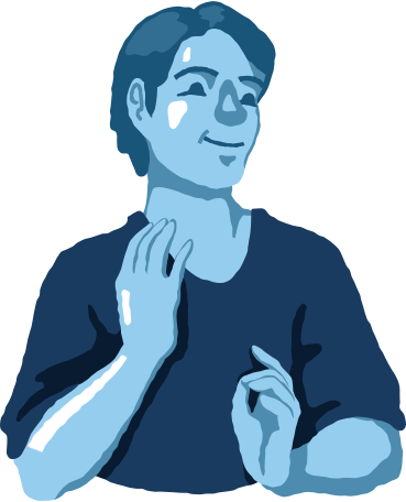smiling man Illustration in PNG, SVG