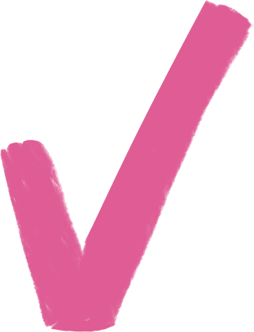 pink checkmark PNG, SVG