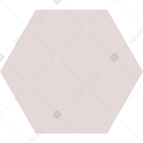 hexagon nude Illustration in PNG, SVG