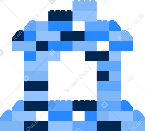 building blocks Illustration in PNG, SVG
