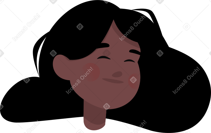pretty girl face PNG, SVG
