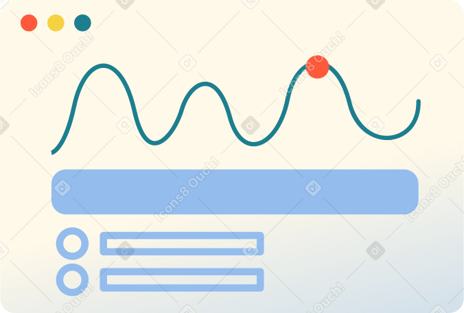 chart window Illustration in PNG, SVG