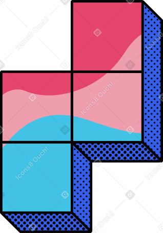 bloco tetris PNG, SVG