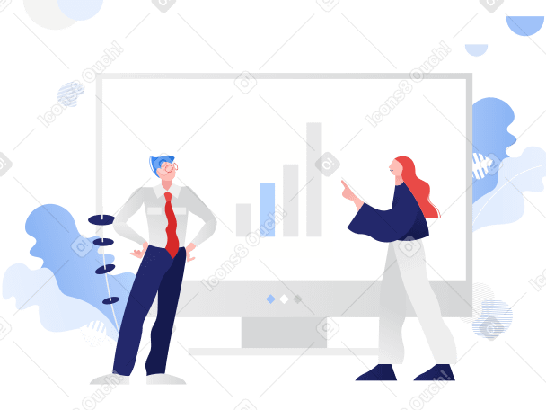 Business meeting  Illustration in PNG, SVG