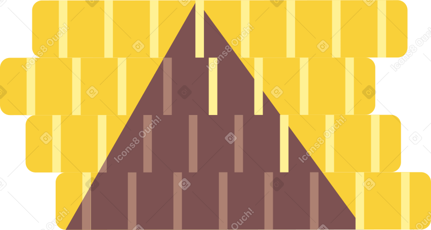 stacked coins Illustration in PNG, SVG