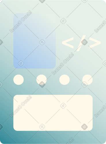 Popup with code PNG, SVG