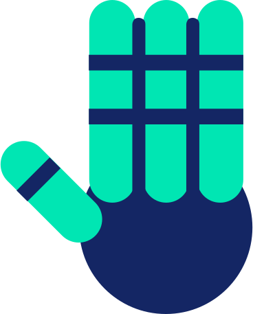 Mão robótica PNG, SVG