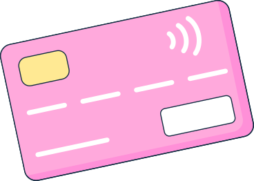 Rosa bankkarte PNG, SVG
