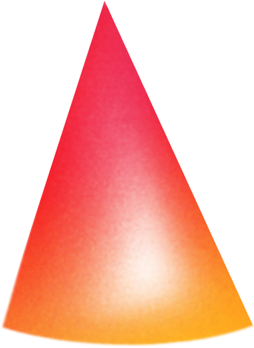 Gardient 빨간색과 노란색 피라미드 모양 PNG, SVG