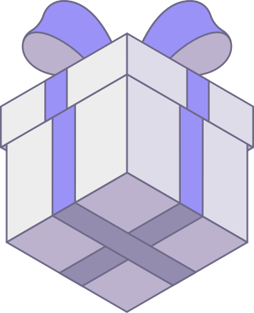 Gran caja de regalo PNG, SVG