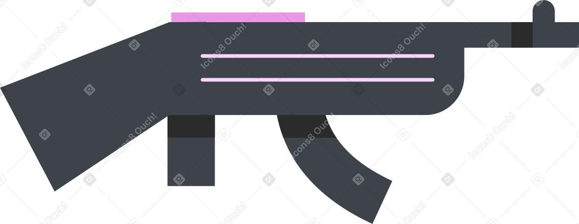 銃 のpngとsvgでのイラスト