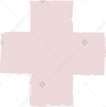 pink cross PNG、SVG