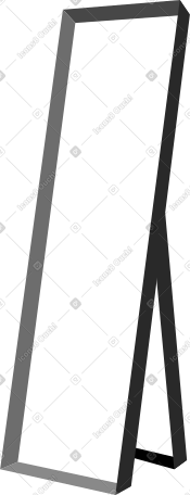 floor rectangular mirror PNG, SVG