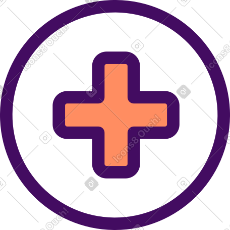 red cross in a circle PNG, SVG