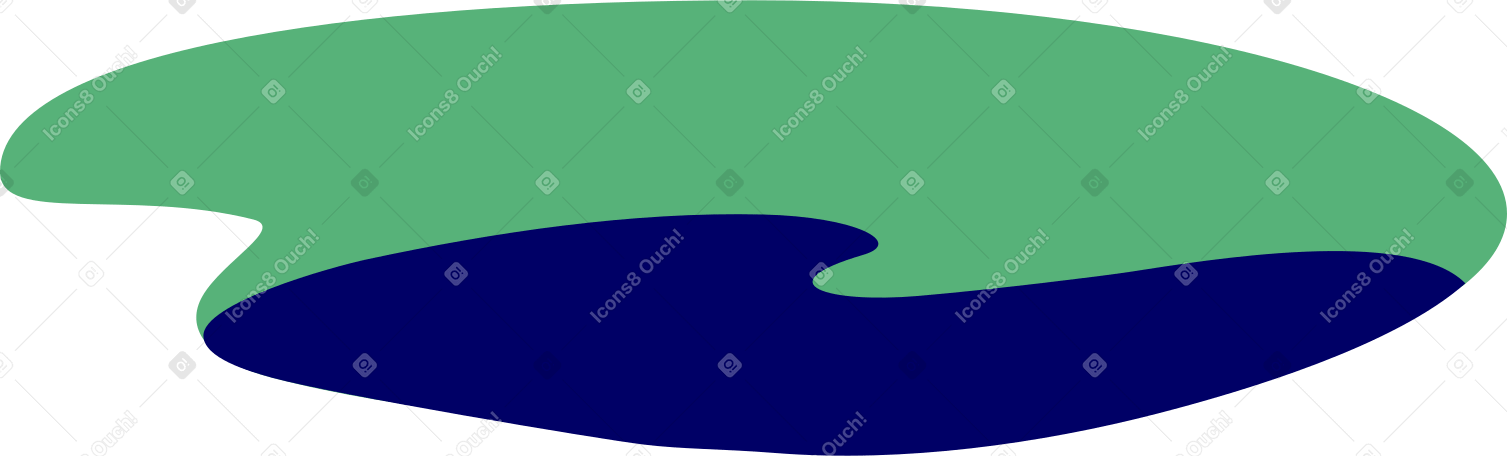forest lake Illustration in PNG, SVG