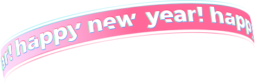 text happy new year top PNG, SVG