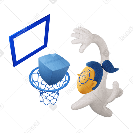 3D Fast parcel delivery Illustration in PNG, SVG