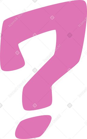 pink question mark Illustration in PNG, SVG