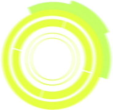 Green holographic circle PNG, SVG