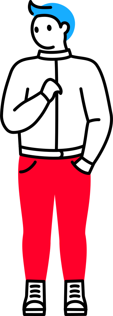 man in short coat PNG, SVG