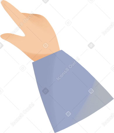 hand pointing with a finger PNG、SVG