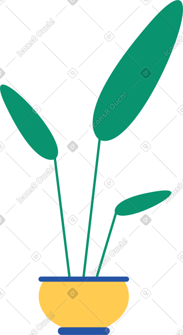 盆栽植物 PNG, SVG