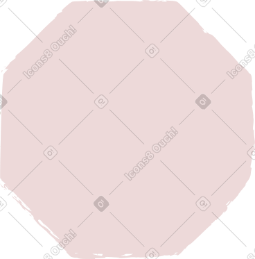 Pink octagon PNG, SVG