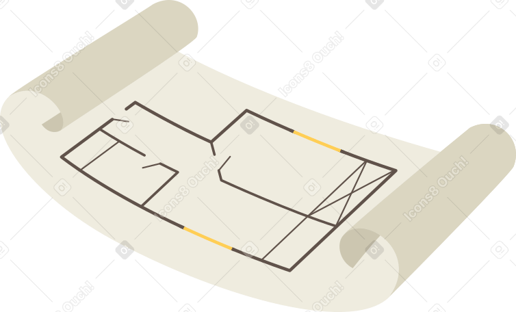 план квартиры в PNG, SVG