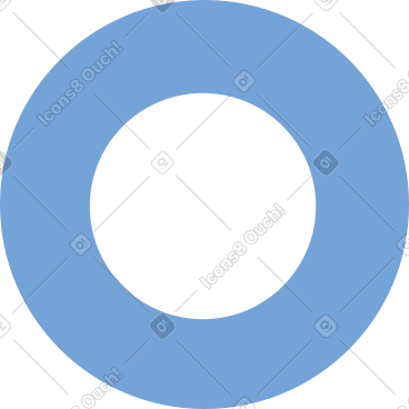 Blue ring PNG, SVG