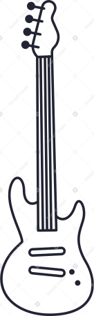 electric guitar Illustration in PNG, SVG