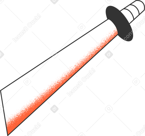 sword Illustration in PNG, SVG